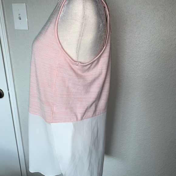 NWT Stitch Fox RD Style Felda Mixed Material Zipper Back Knit Top Size XS Pink - Picture 3 of 5